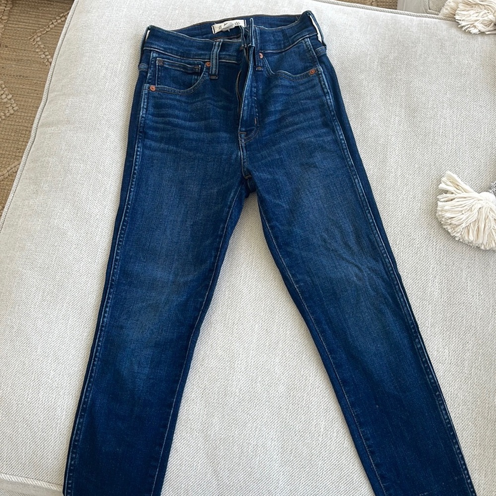 Madewell 10 inch high rise skinny Jean